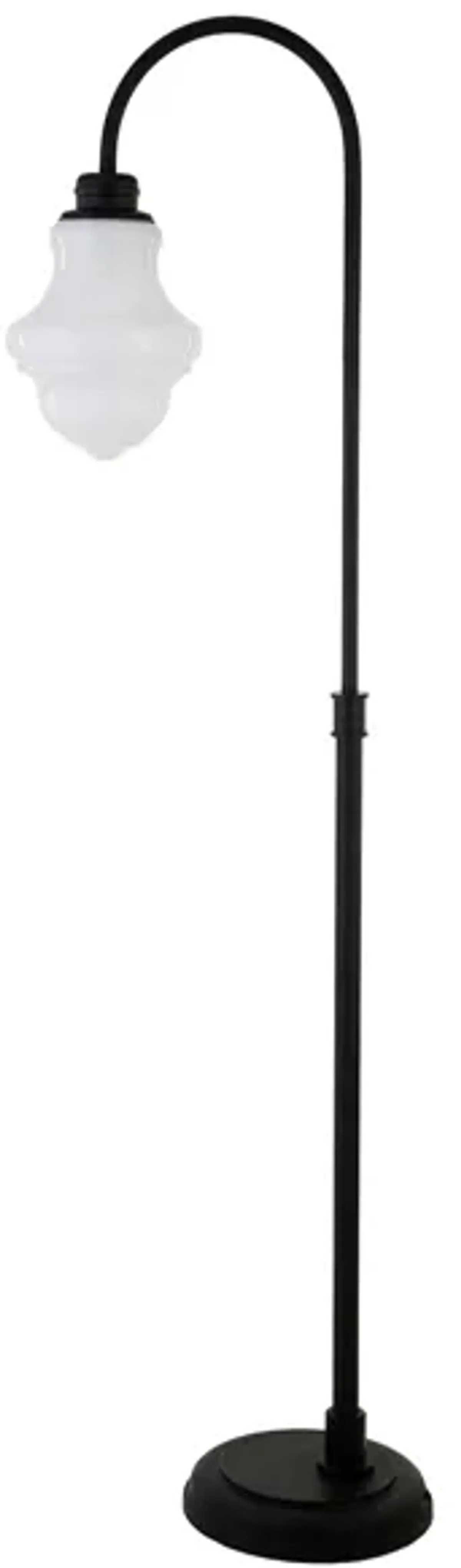 Bruno Floor Lamp in Blackened Bronze by Hudson & Canal