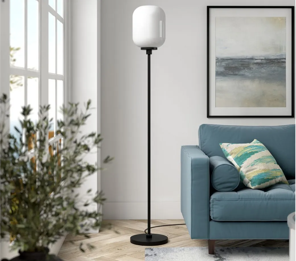 Beaufort Floor Lamp in Blackened Bronze by Hudson & Canal