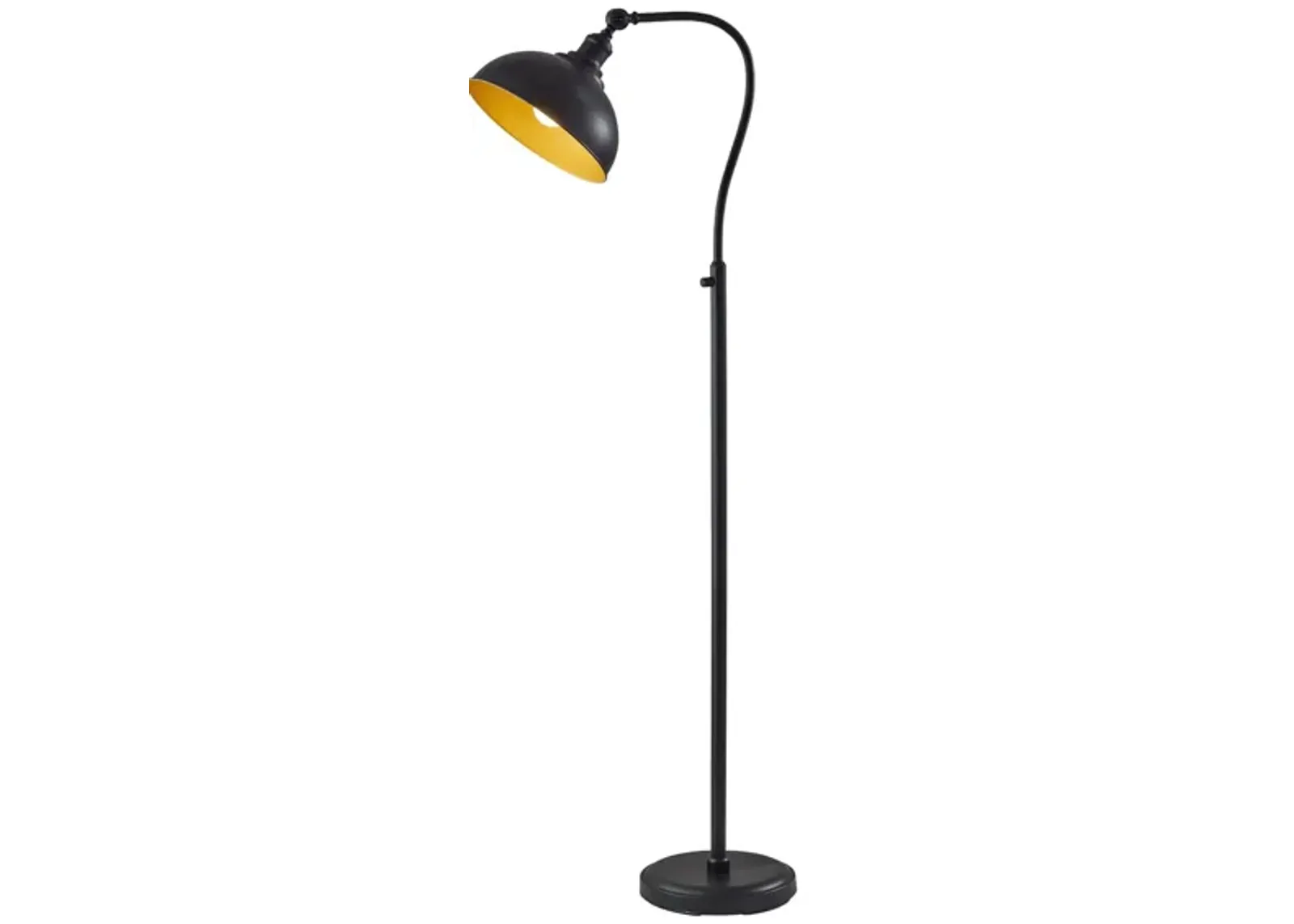 Wallace Floor Lamp in Black by Adesso Inc