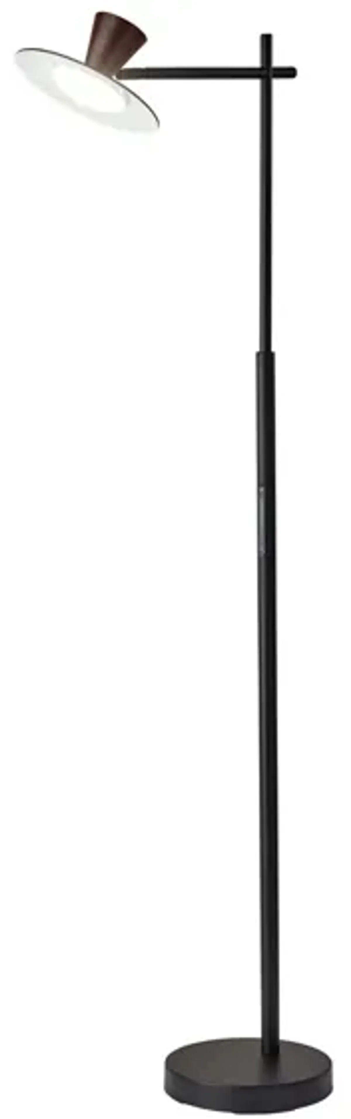 Elmore Floor Lamp in Black by Adesso Inc