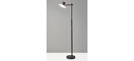 Elmore Floor Lamp in Black by Adesso Inc