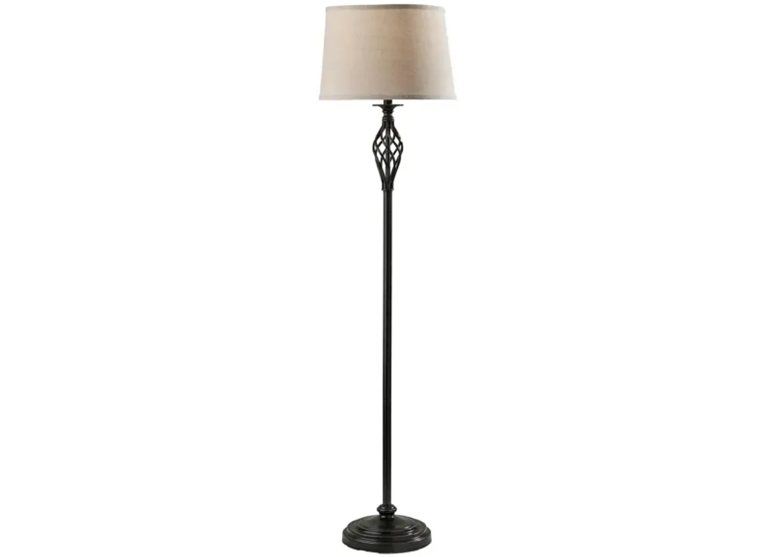 Raymond Floor Lamp in Black by Adesso Inc