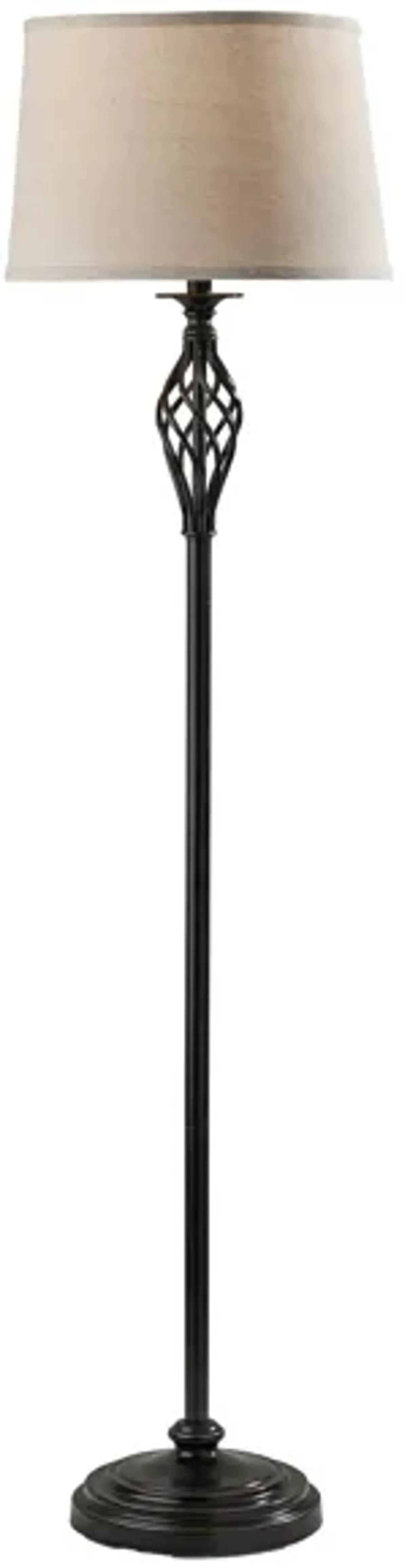 Raymond Floor Lamp in Black by Adesso Inc