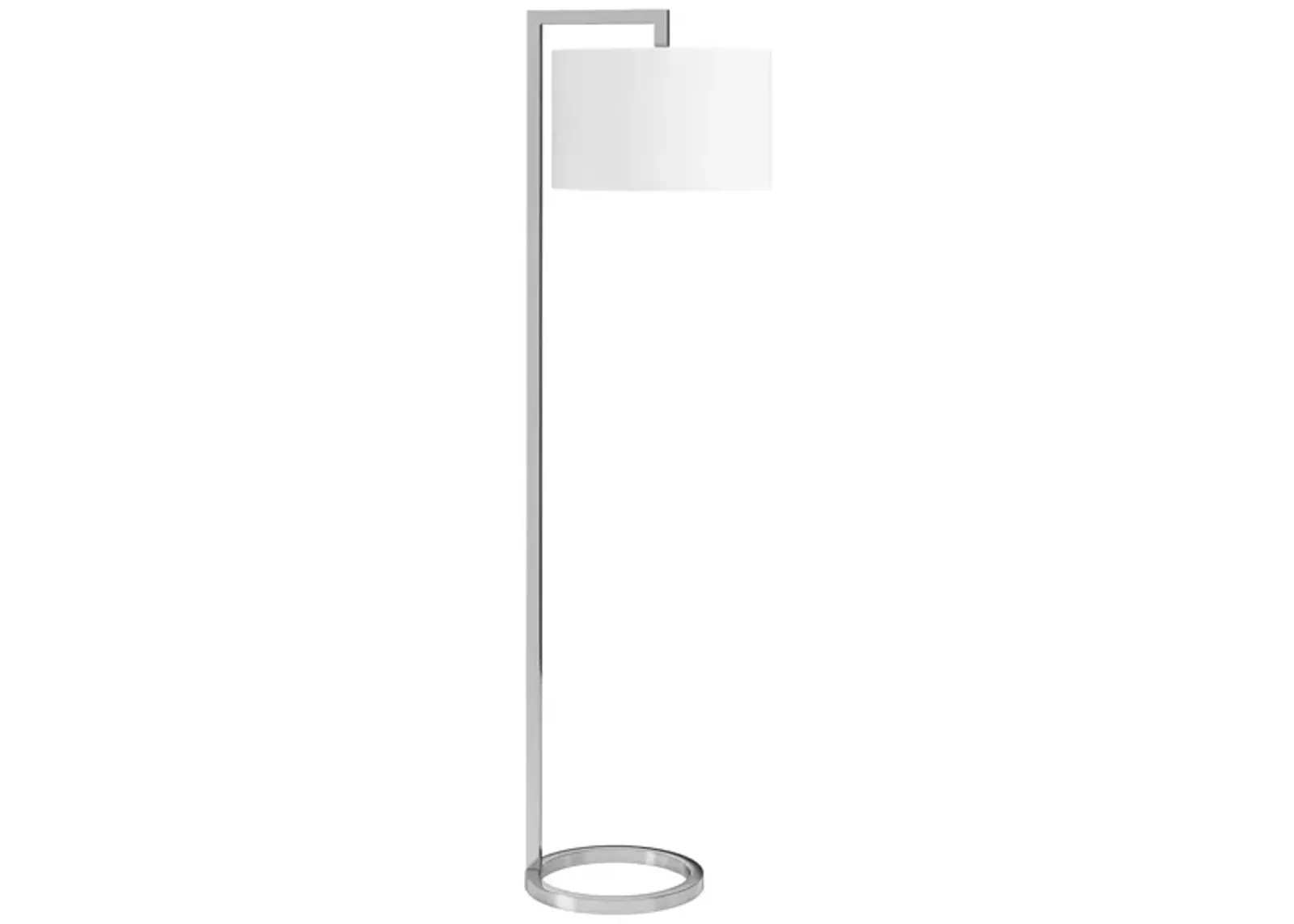 Lyssa Floor Lamp in Polished Nickel by Hudson & Canal