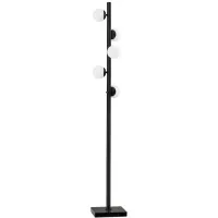 Doppler 5 Light Floor Lamp in Black by Adesso Inc