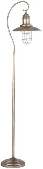 Kelsia Floor Lamp in Silver by Safavieh