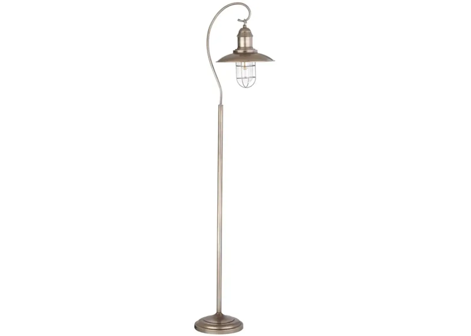 Kelsia Floor Lamp in Silver by Safavieh