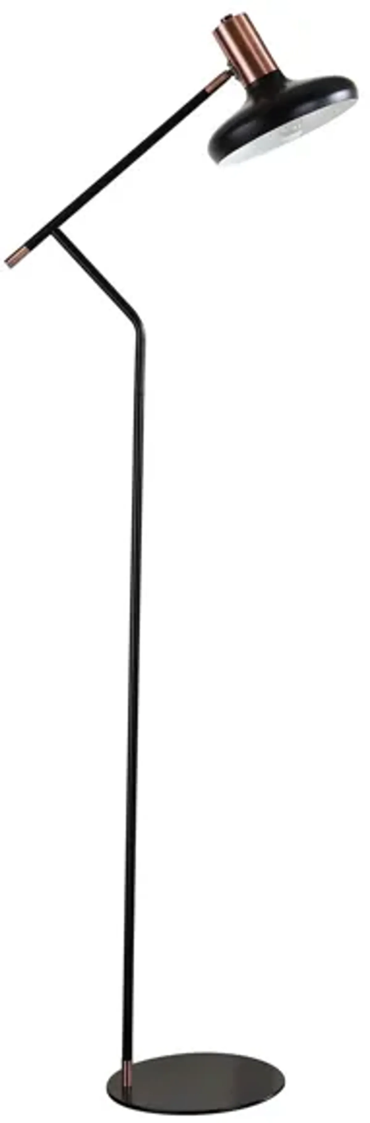 Gresher Floor Lamp in Black by Safavieh