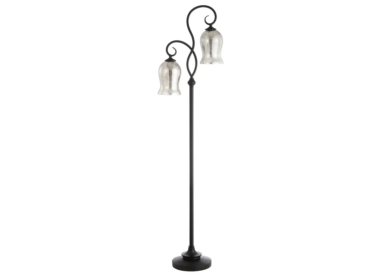 Belami Floor Lamp in Black by Safavieh