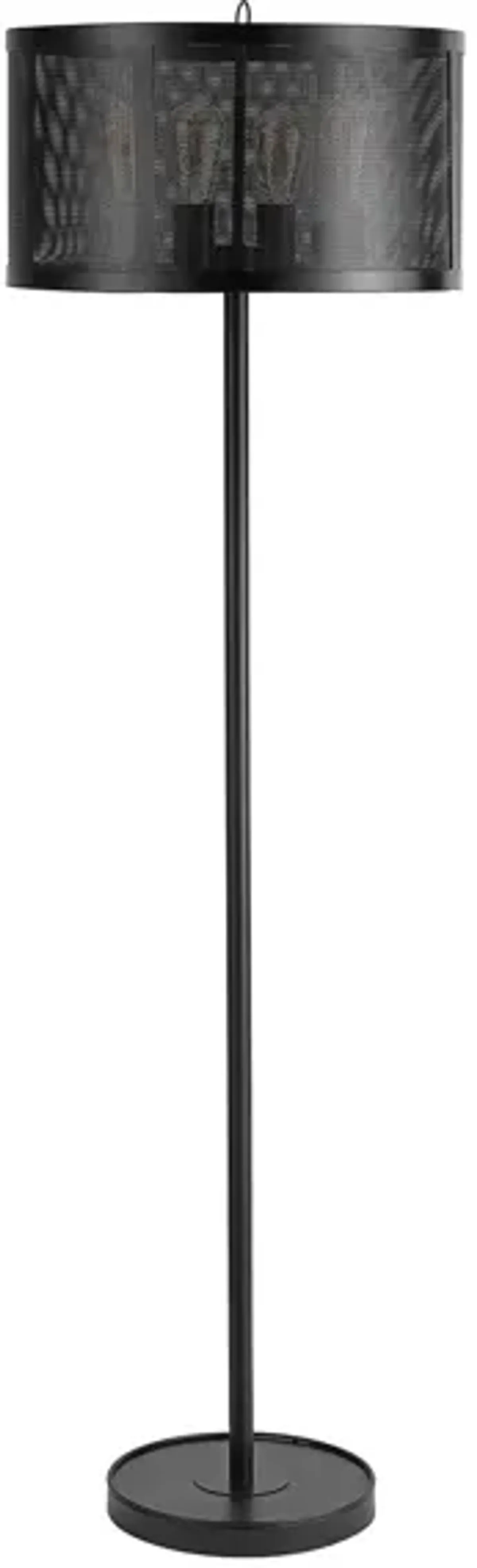 Rafin Floor Lamp in Black by Safavieh