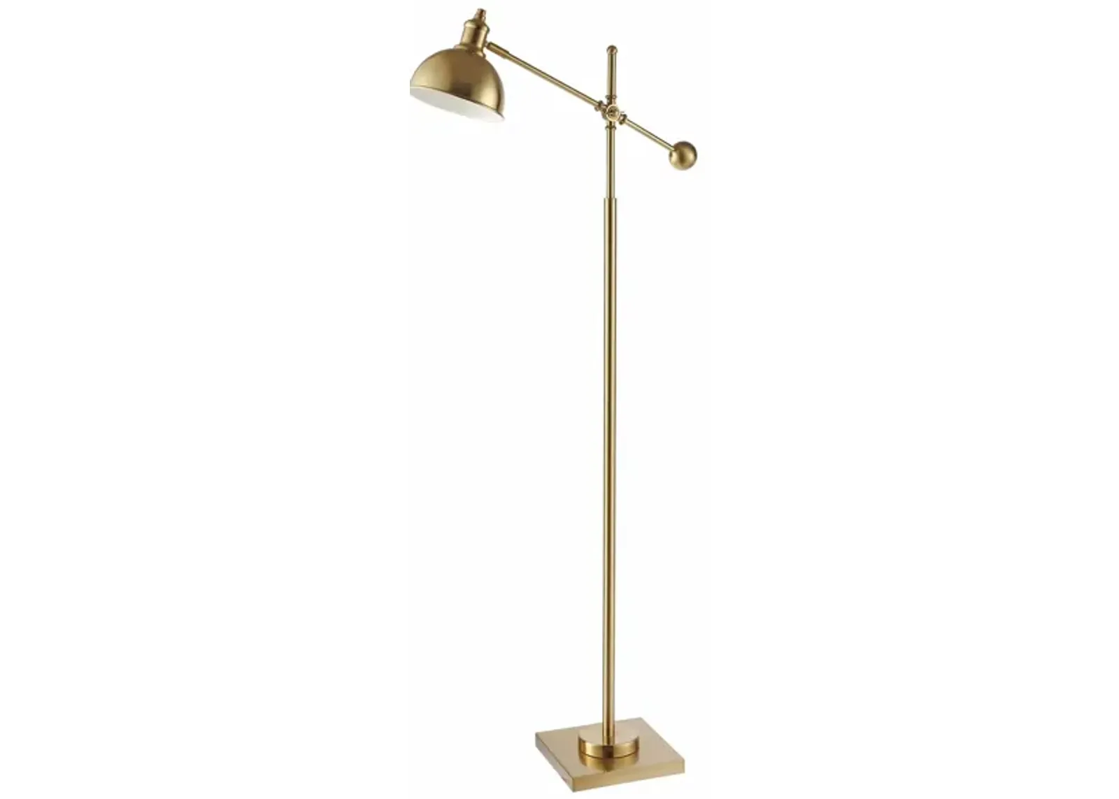 Grania Floor Lamp in Brass by Safavieh