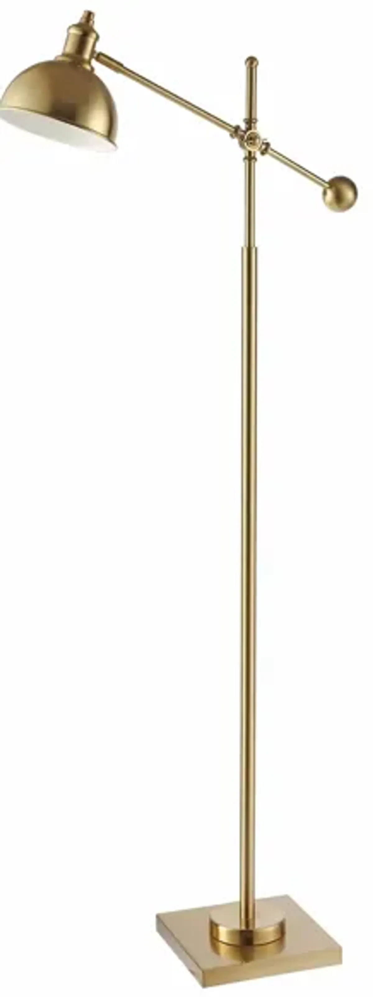 Grania Floor Lamp in Brass by Safavieh