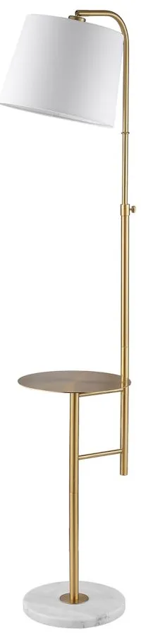 Georgiana Floor Lamp in Brass by Safavieh
