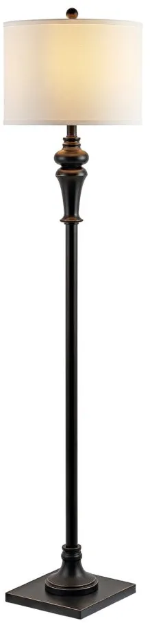 Pierson Floor Lamp in Black by Safavieh