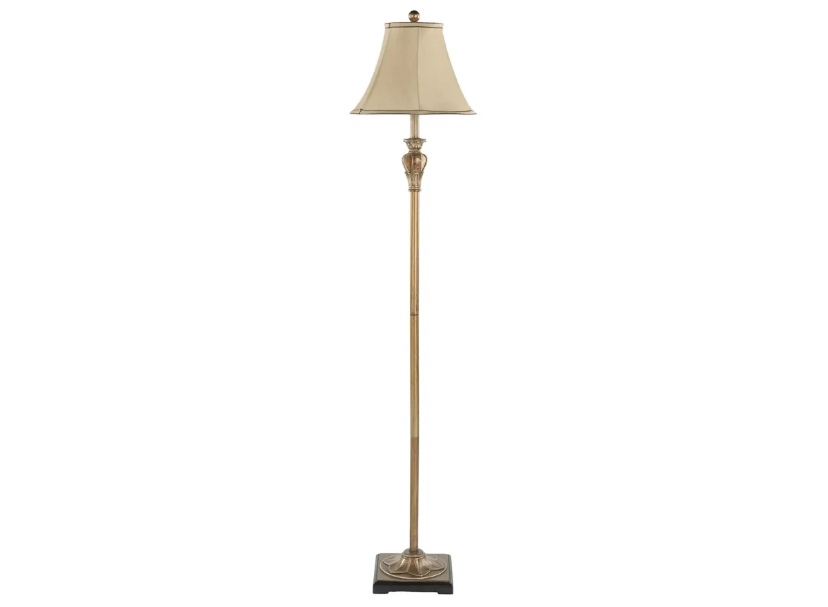 Cadia Floor Lamp in Gold by Safavieh