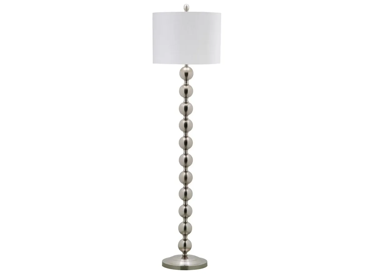 Boise Floor Lamp in Nickel by Safavieh