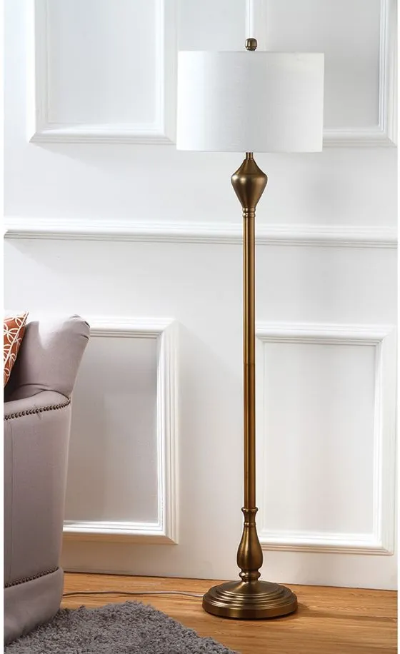 Jacoby Floor Lamp in Gold by Safavieh