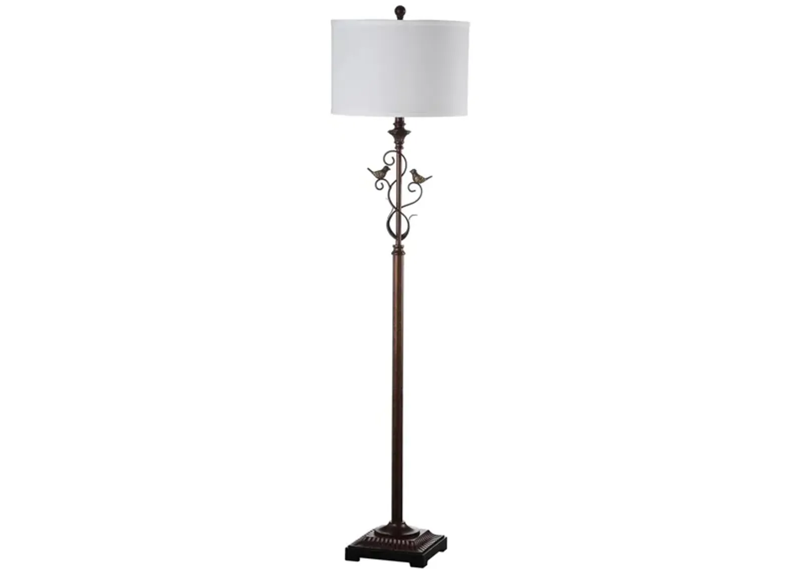 Suzie Floor Lamp in Black by Safavieh