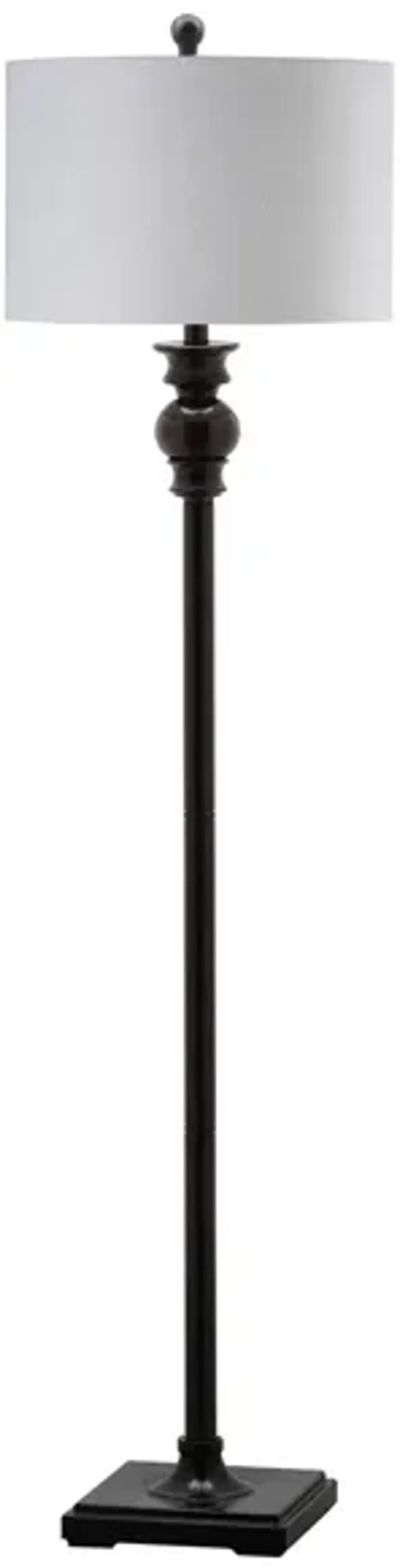 Greek Floor Lamp in Black by Safavieh