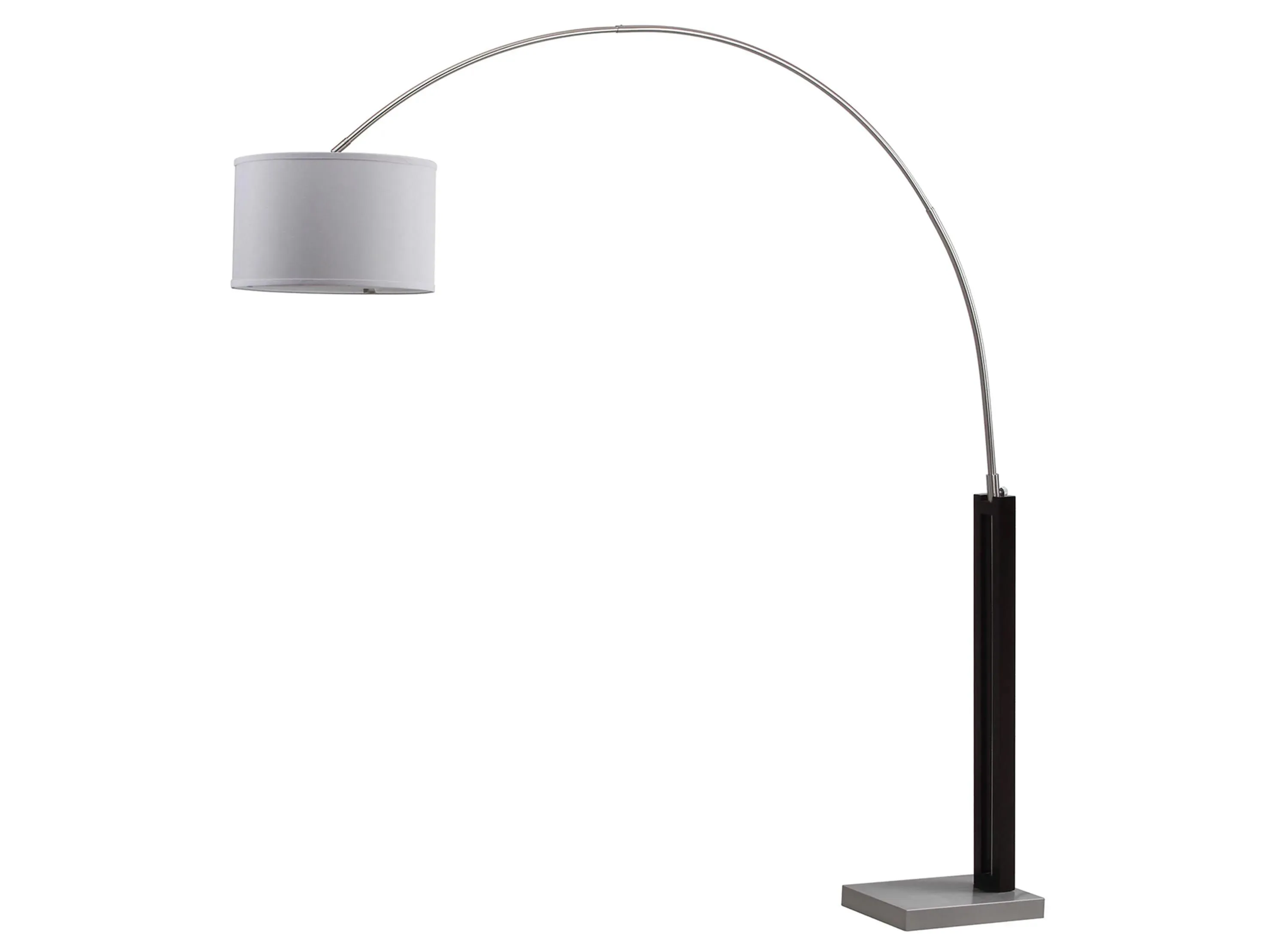 Layla Arc Floor Lamp in Black by Safavieh