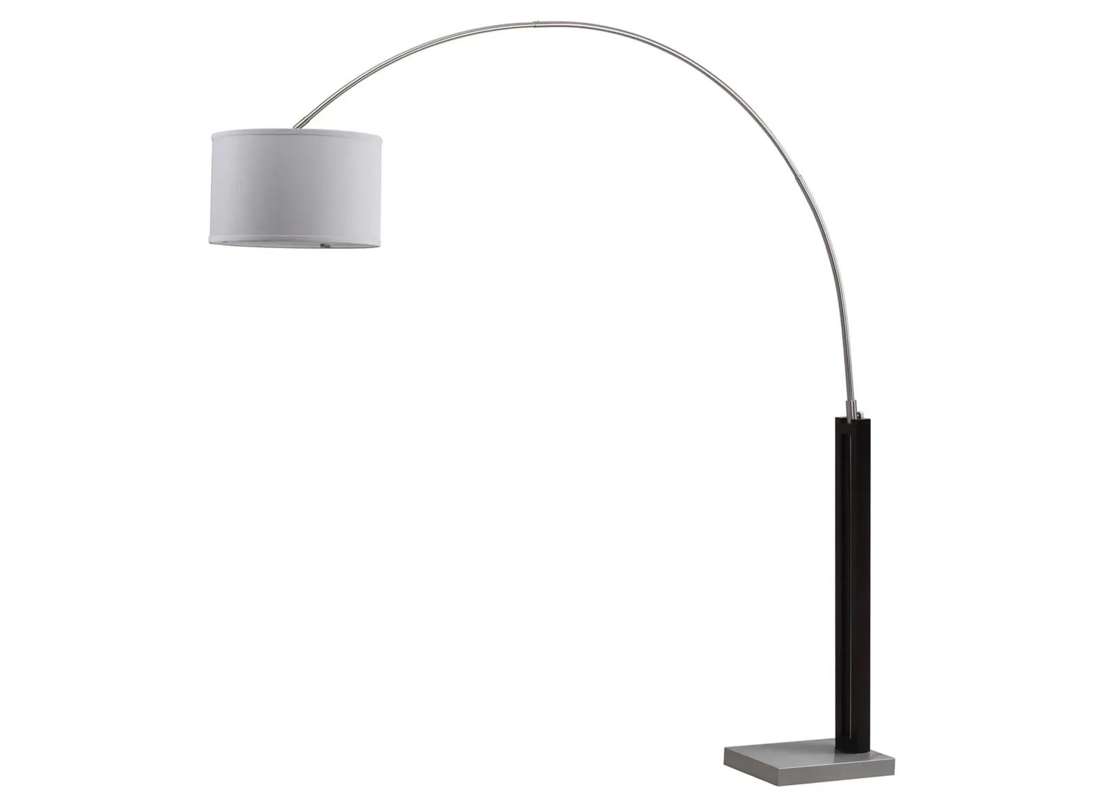 Layla Arc Floor Lamp in Black by Safavieh