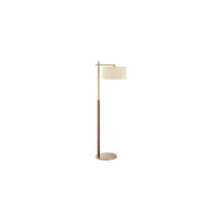 Broadway Floor Lamp in Antique Brass Plated by Pacific Coast