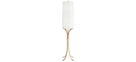 New Haven Floor Lamp in Warm Gold by Pacific Coast