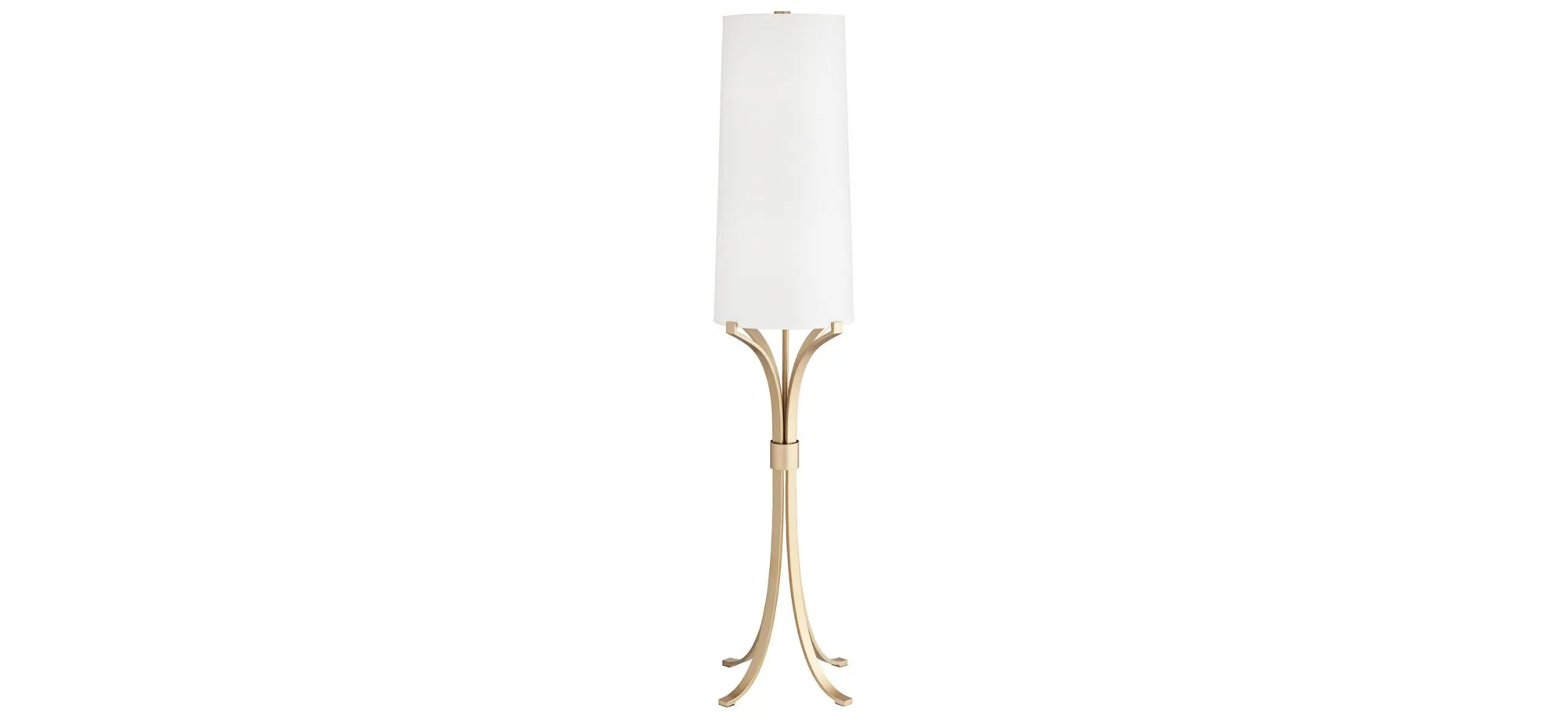 New Haven Floor Lamp in Warm Gold by Pacific Coast