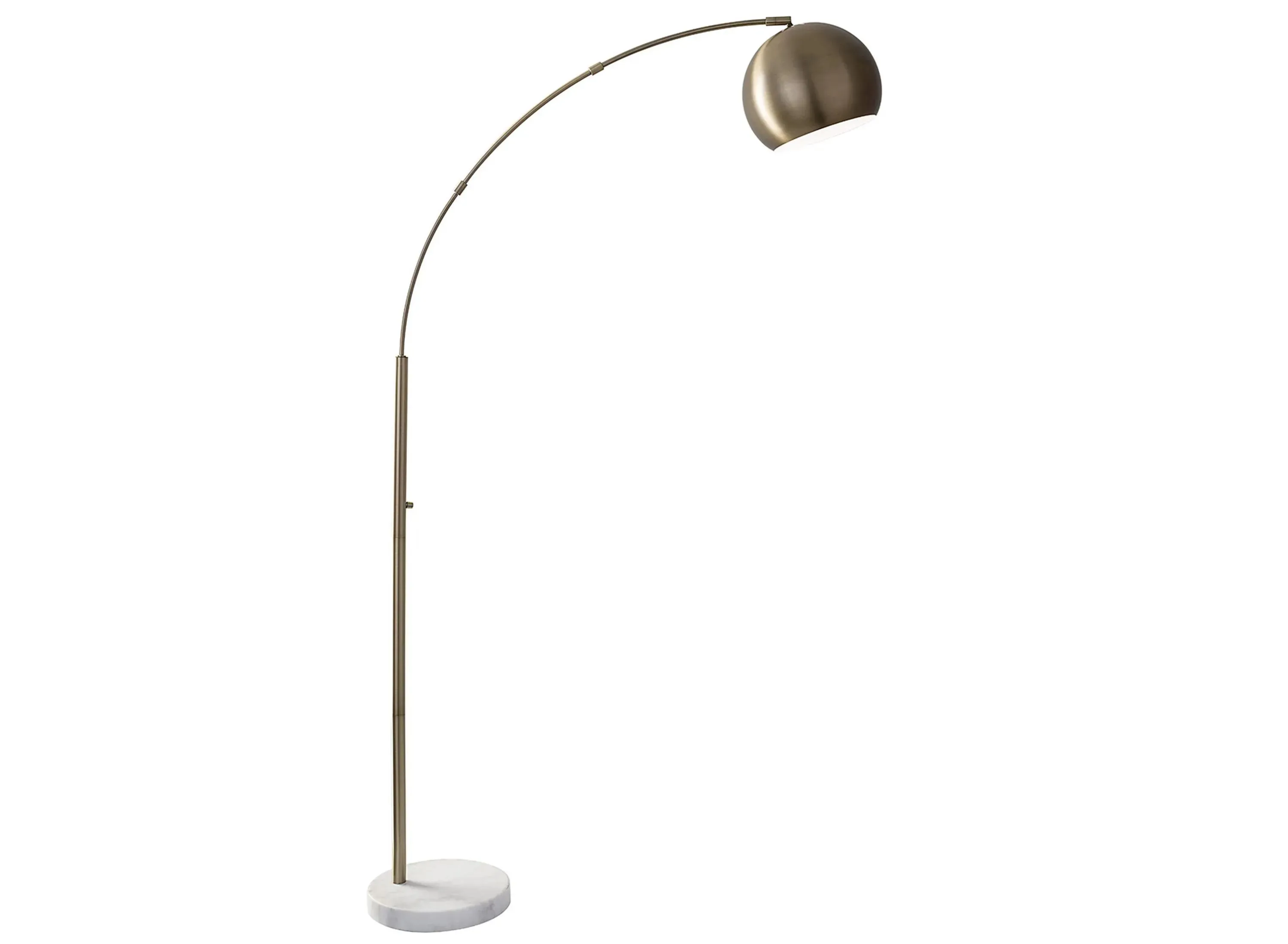 Astoria Arc Lamp in Antiqued Brass by Adesso Inc