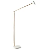 Crane LED Floor Lamp in Natural & White by Adesso Inc