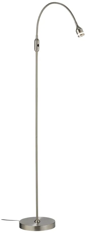 Prospect LED Floor Lamp in Brushed Steel by Adesso Inc