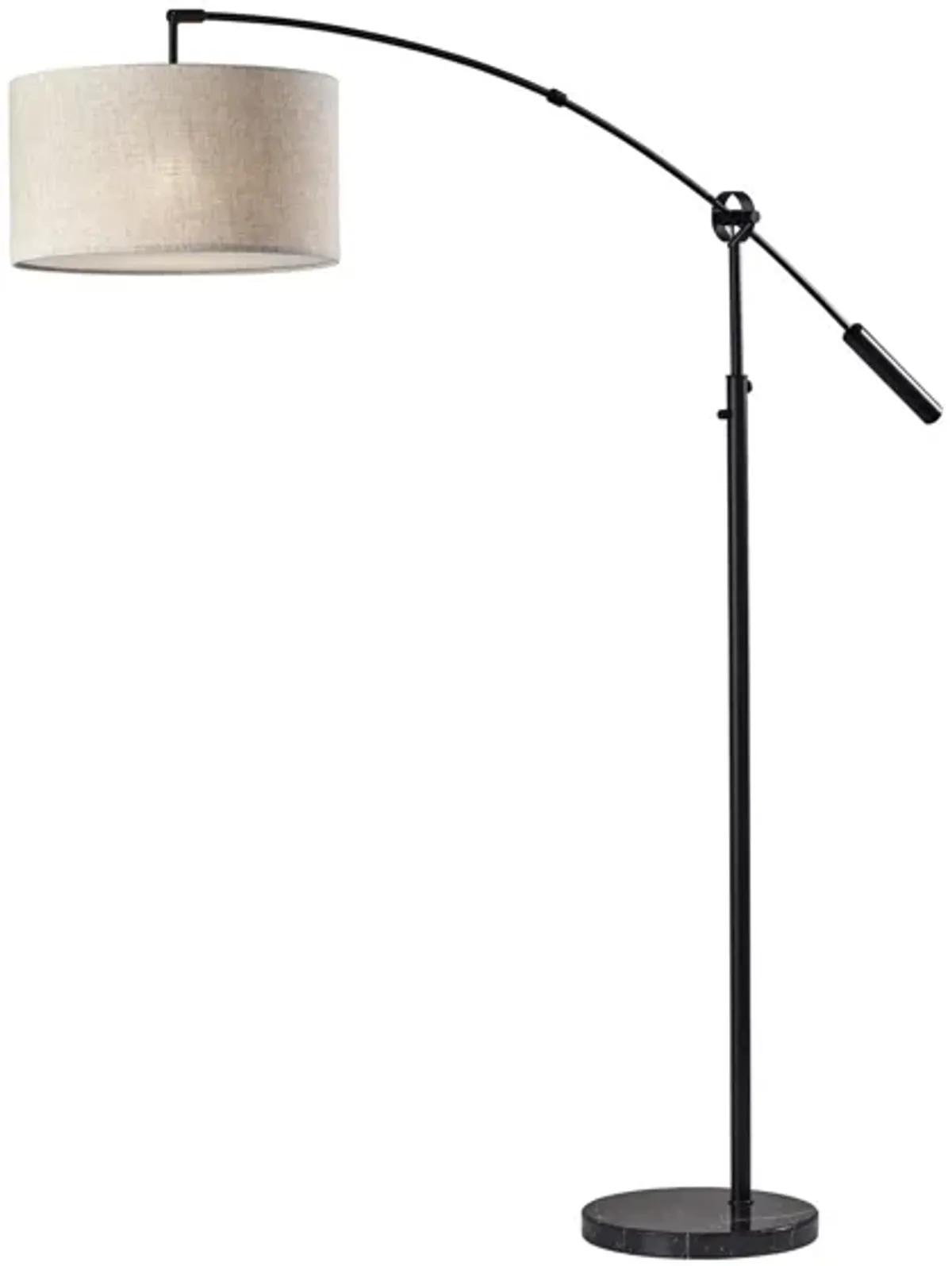 Adler Arc Lamp in Black by Adesso Inc