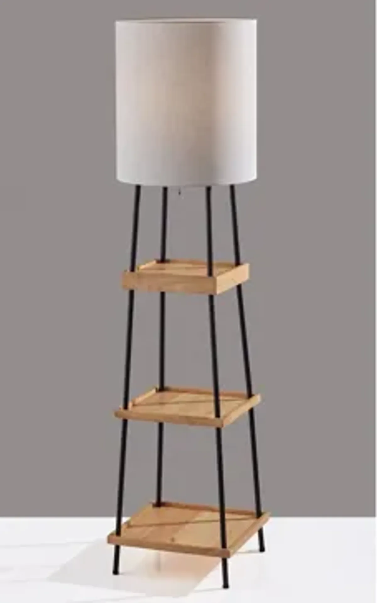 Henry Wireless Charging Shelf Floor Lamp