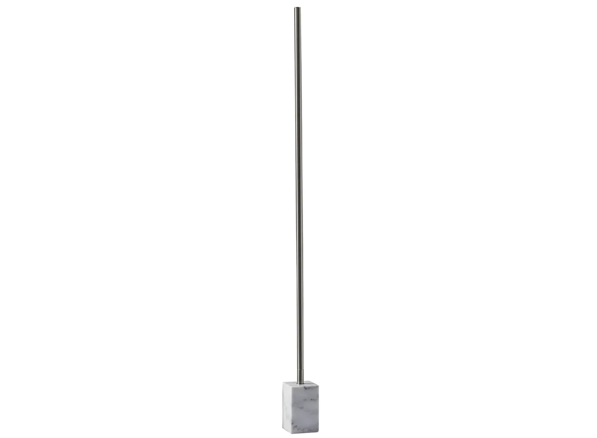 Felix Floor Lamp in Brushed Steel by Adesso Inc