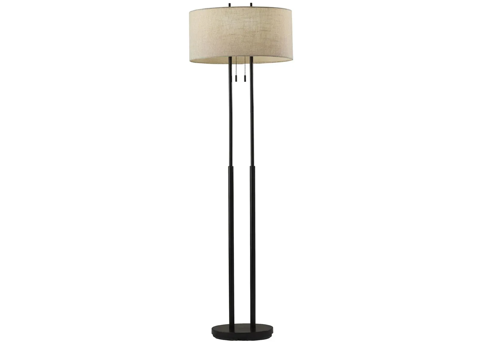 Duet Floor Lamp in Antique Bronze by Adesso Inc