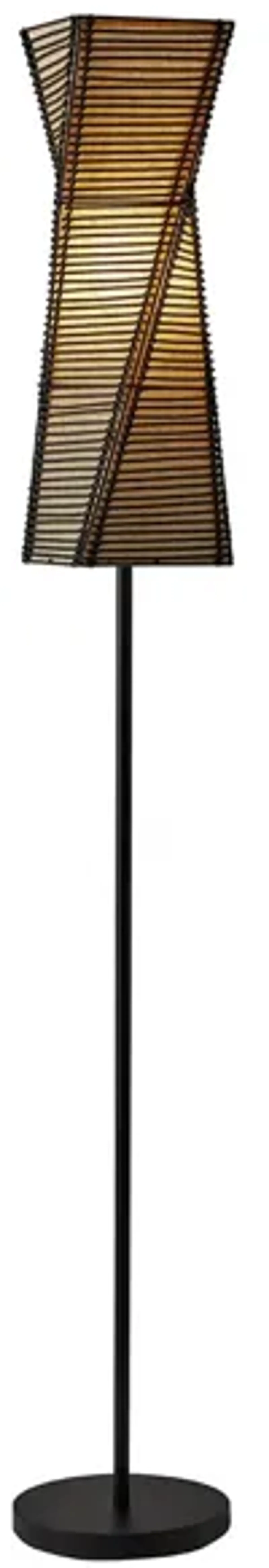 Stix Floor Lamp in Black by Adesso Inc