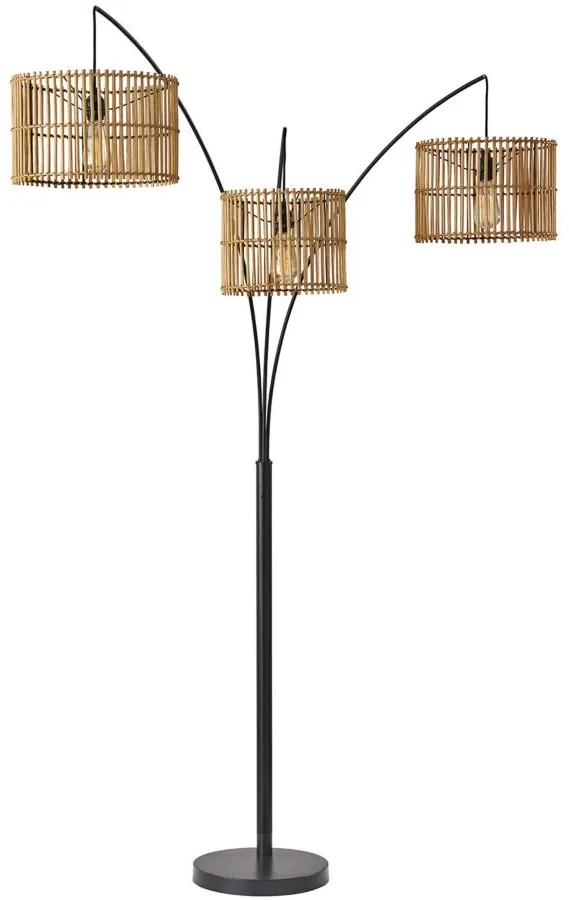 Cabana Arc Lamp in Bronze by Adesso Inc