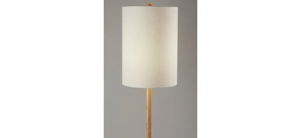 Maddox Floor Lamp in Natural by Adesso Inc