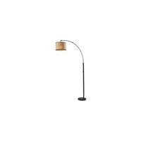 Bowery Arc Lamp in Black by Adesso Inc