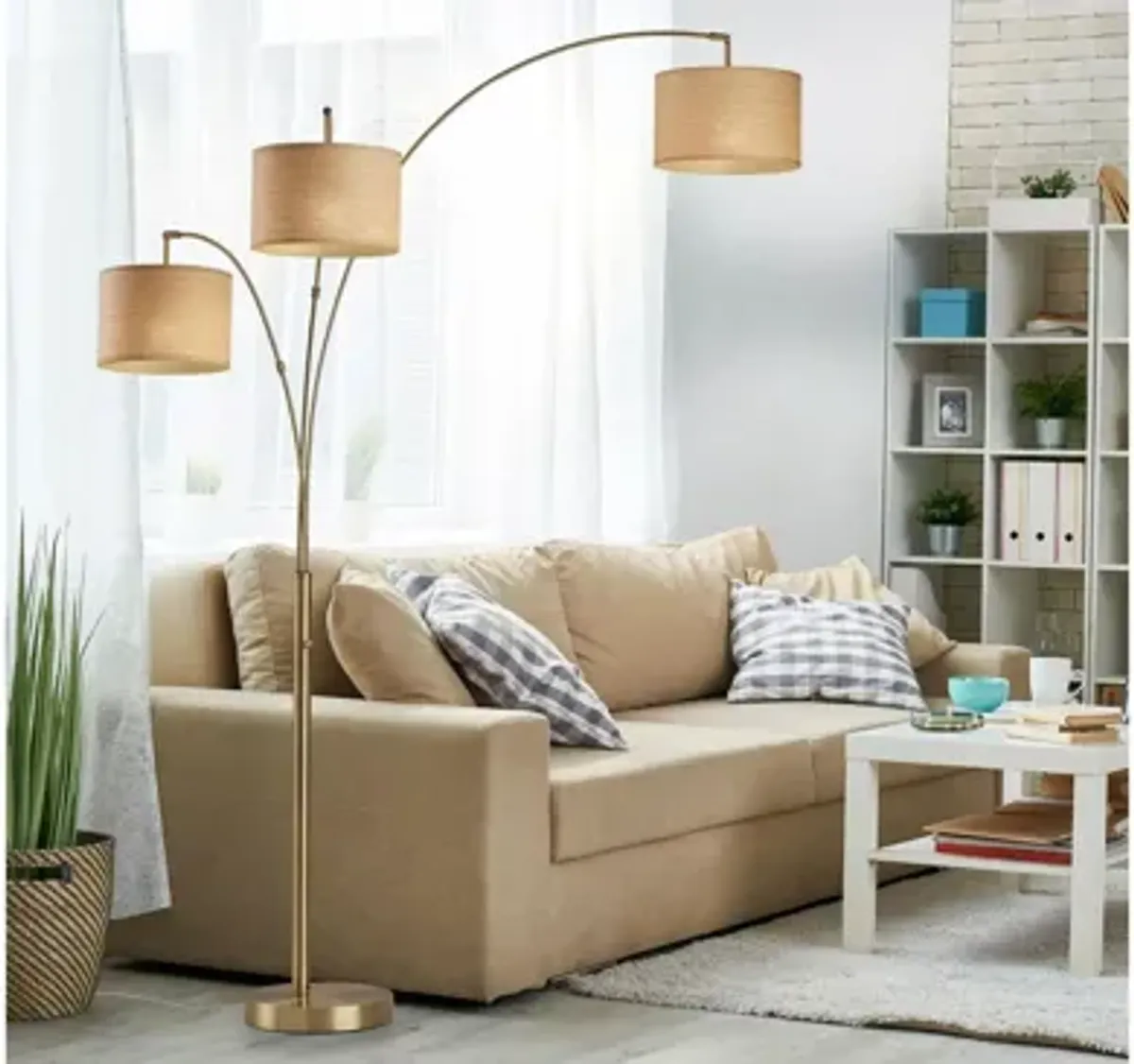 Bowery 3-Arm Arc Lamp