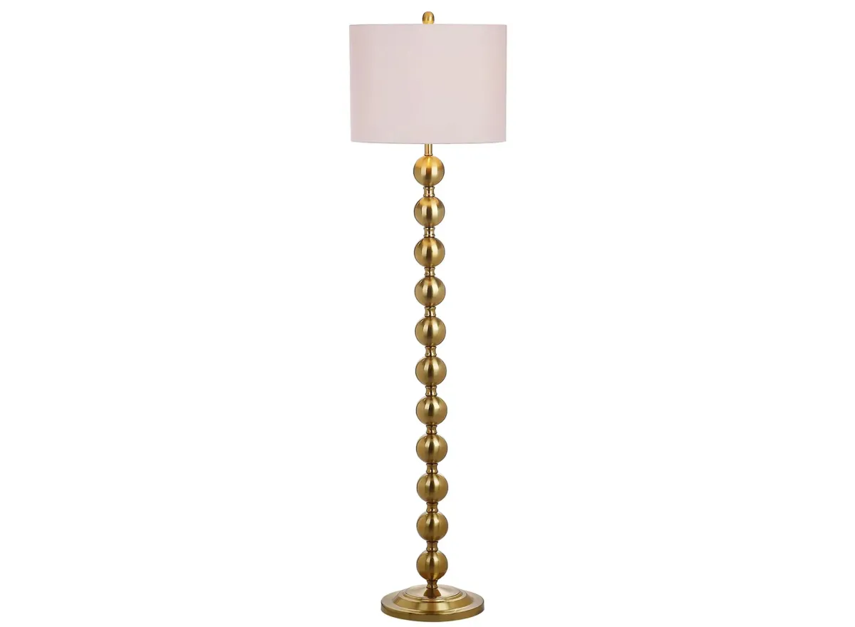 Boise Floor Lamp in Brass by Safavieh