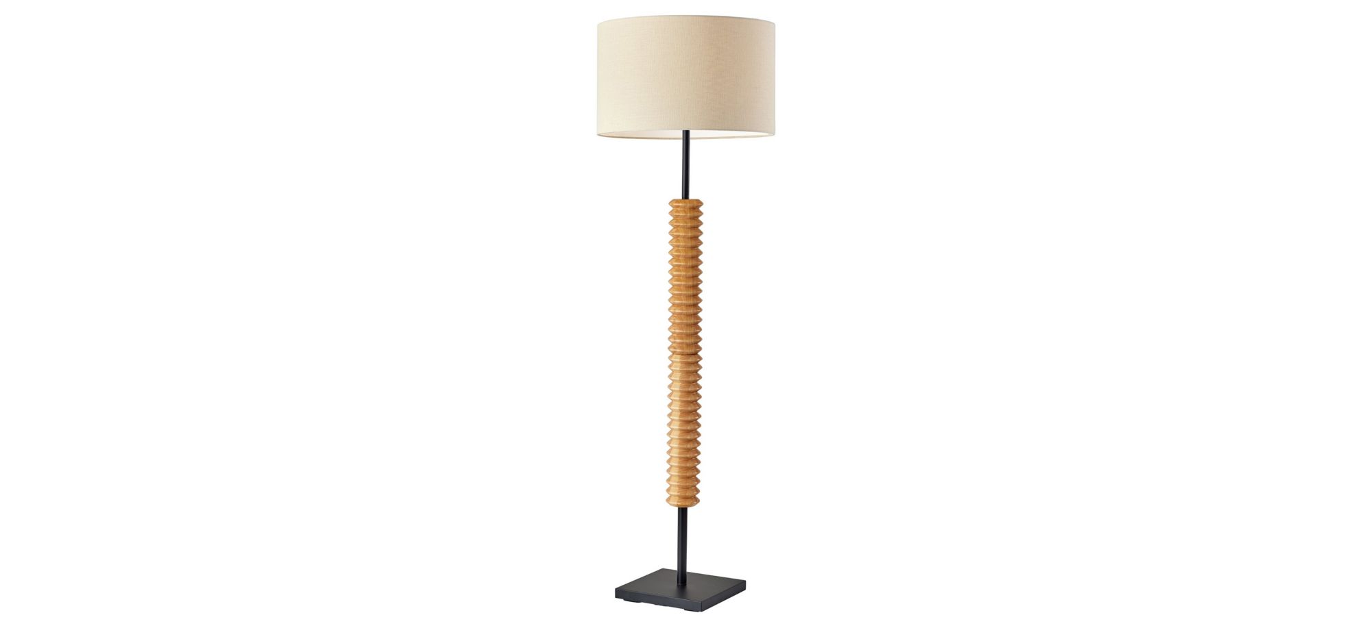 Judith Floor Lamp in Black by Adesso Inc
