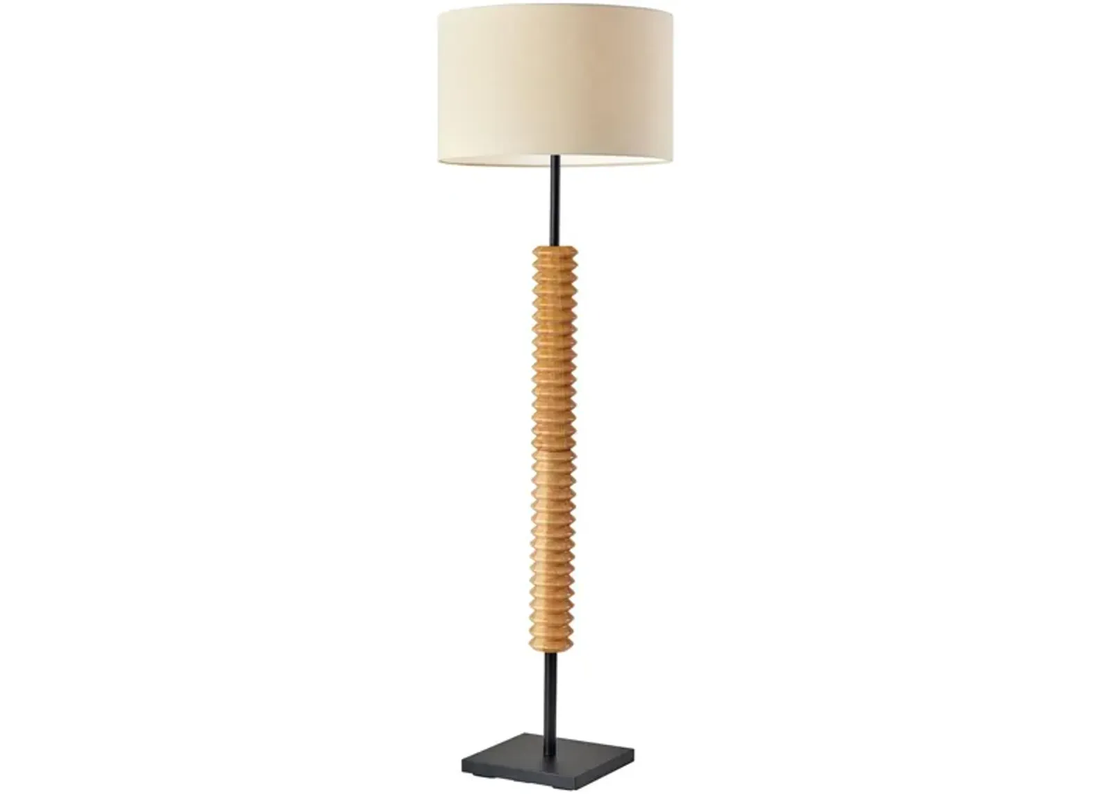 Judith Floor Lamp in Black by Adesso Inc