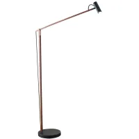 Crane LED Floor Lamp in Walnut by Adesso Inc