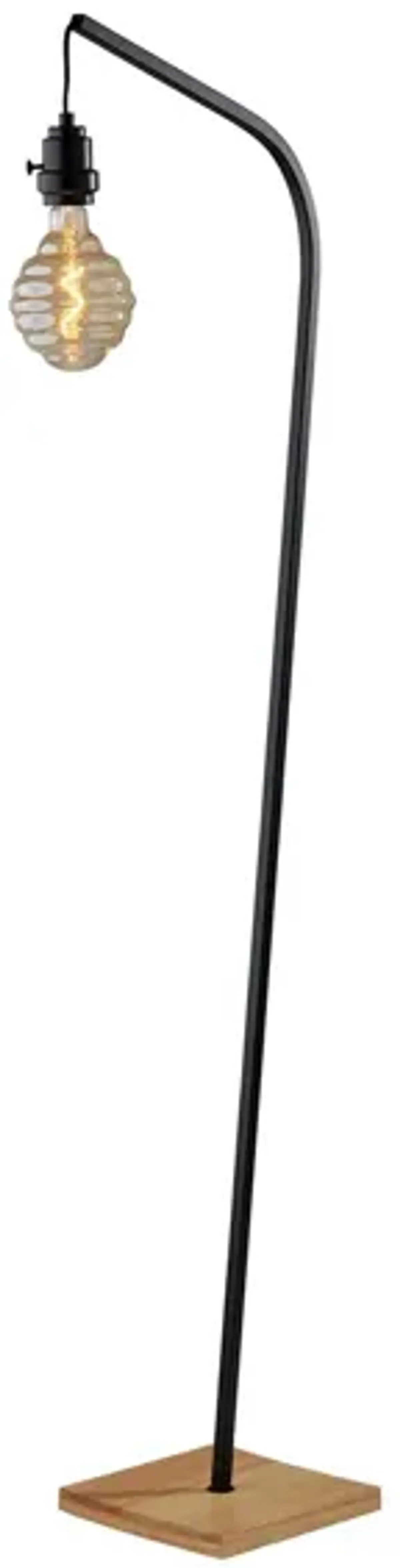 Wren Floor Lamp in Black by Adesso Inc