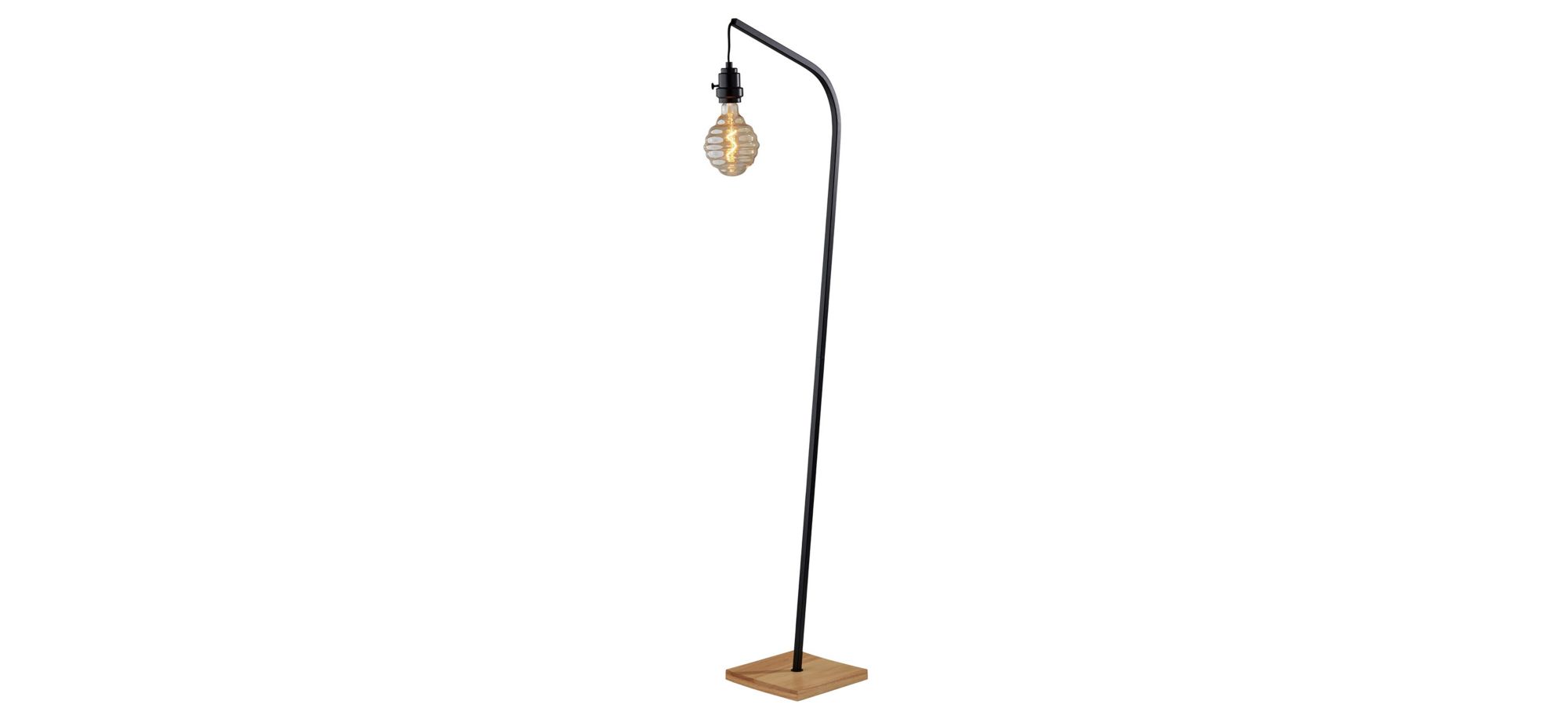 Wren Floor Lamp in Black by Adesso Inc