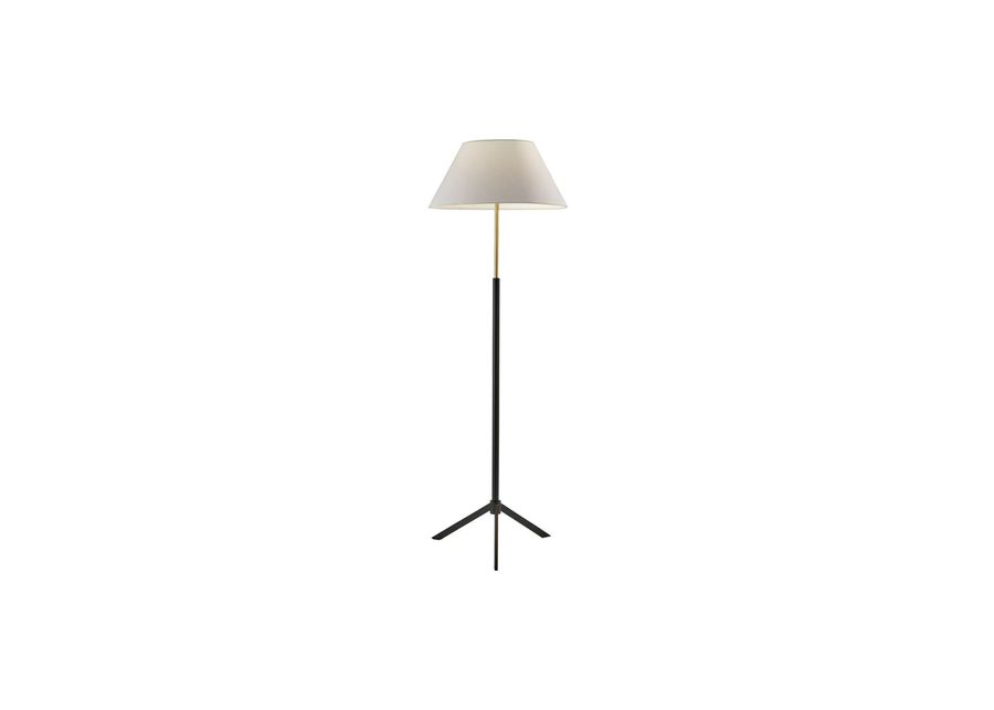 Harvey Floor Lamp in Black by Adesso Inc