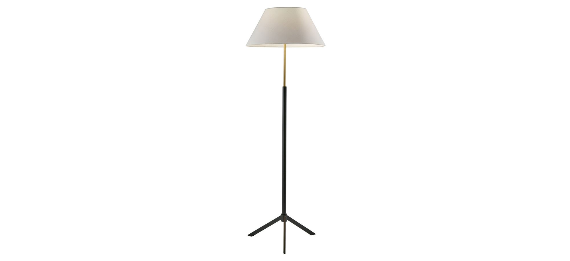 Harvey Floor Lamp in Black by Adesso Inc