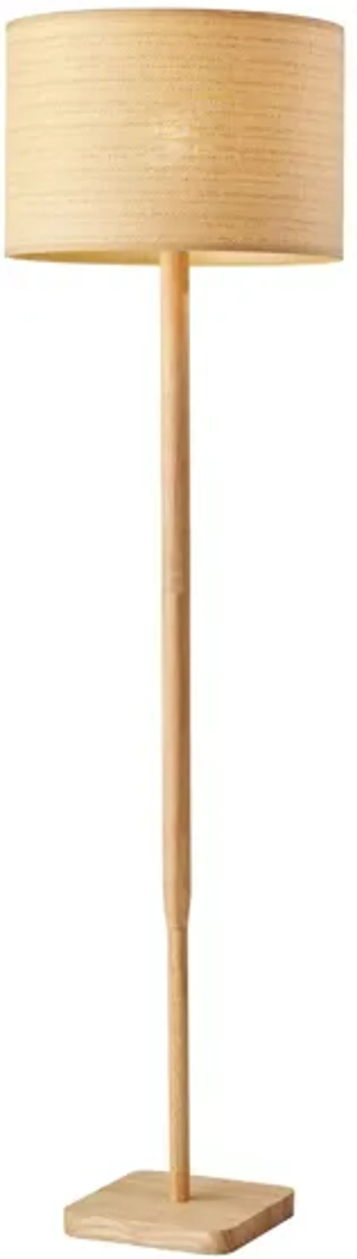 Ellis Floor Lamp in Natural by Adesso Inc