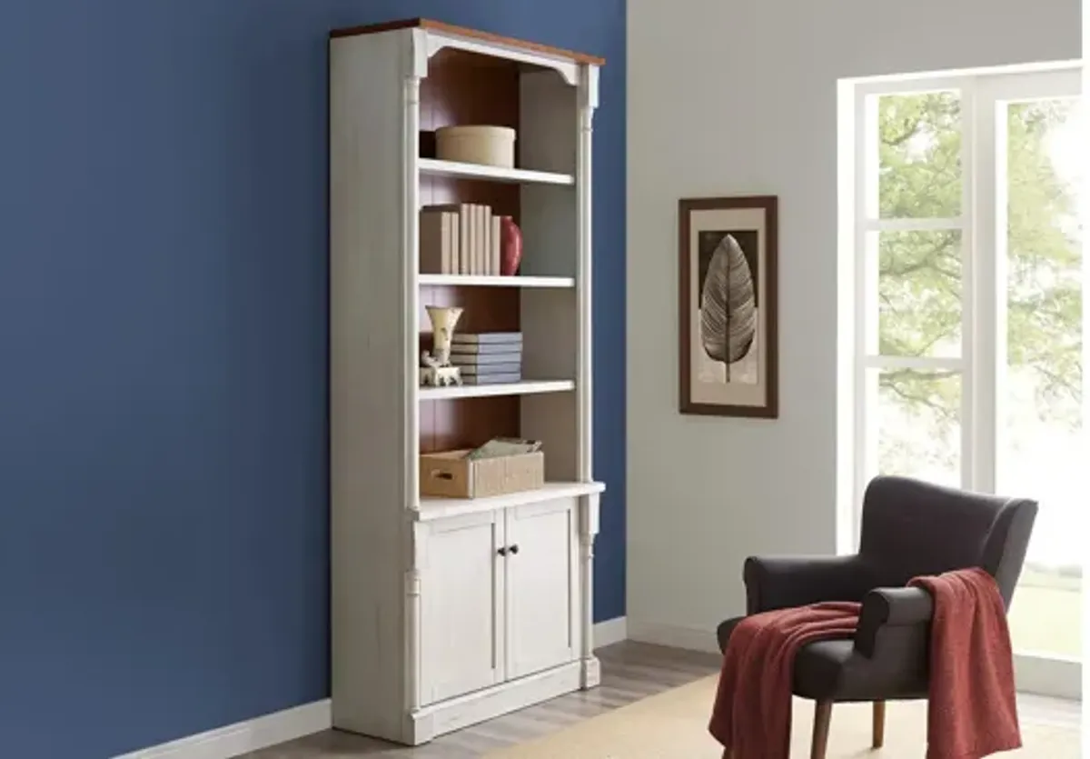 Durham 94" Bookcase with Doors